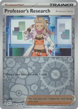 Scarlet & Violet Professor’s Research #189/198 reverse holo